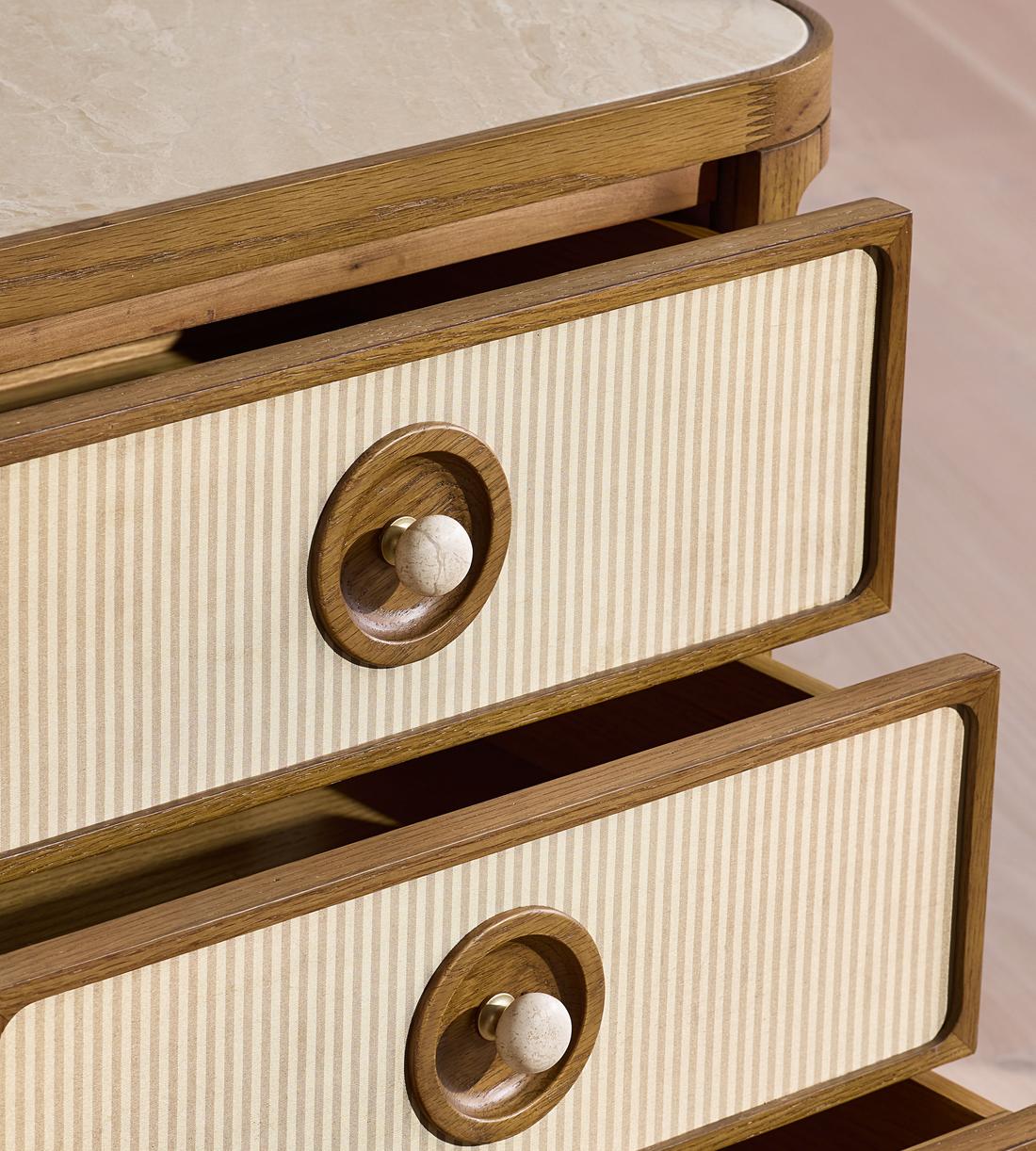 Leo Bedside Table - Royal Diana Marble - Images - Image 5