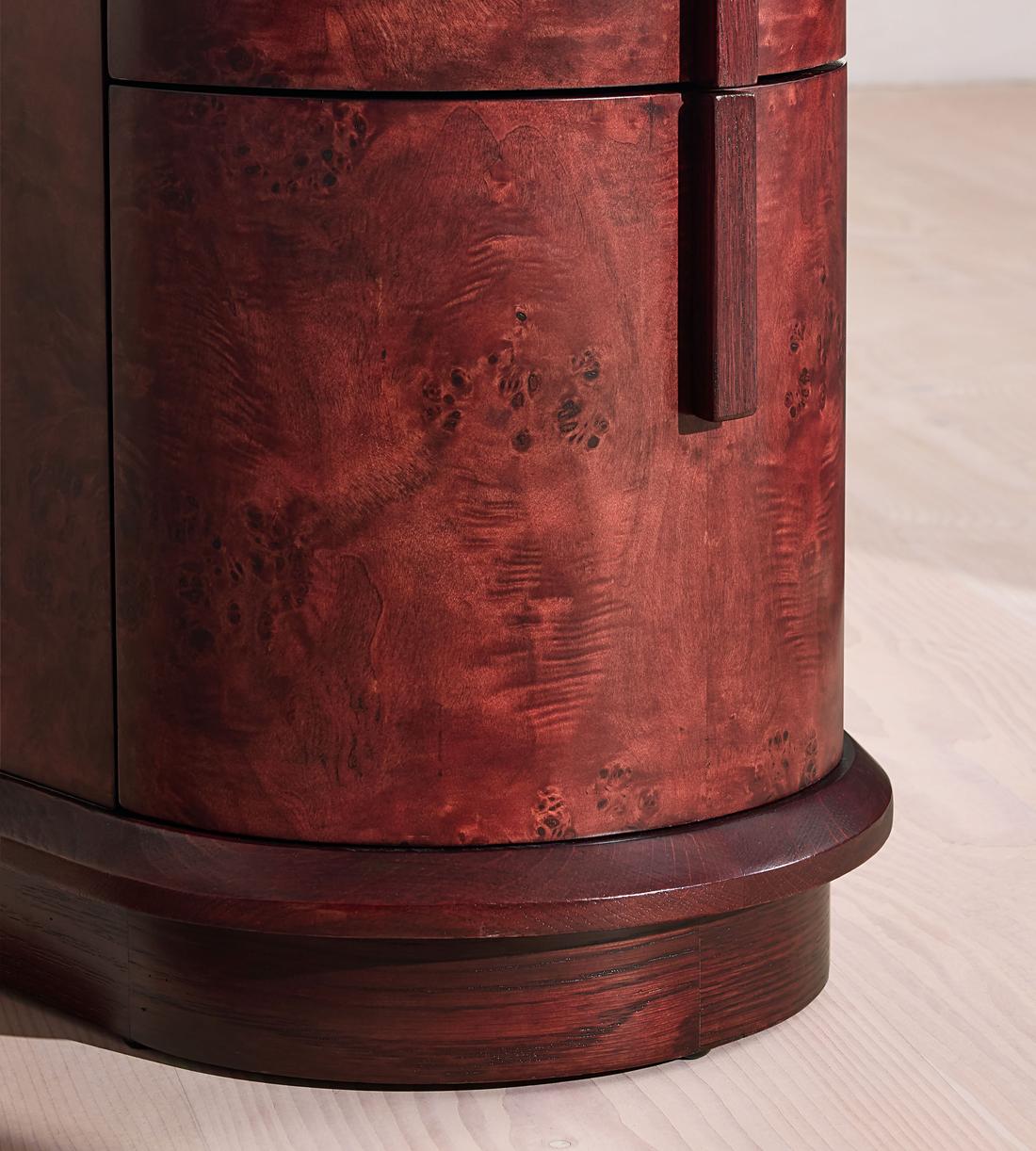 Avery Bedside Table - Bordeaux - Images - Image 7