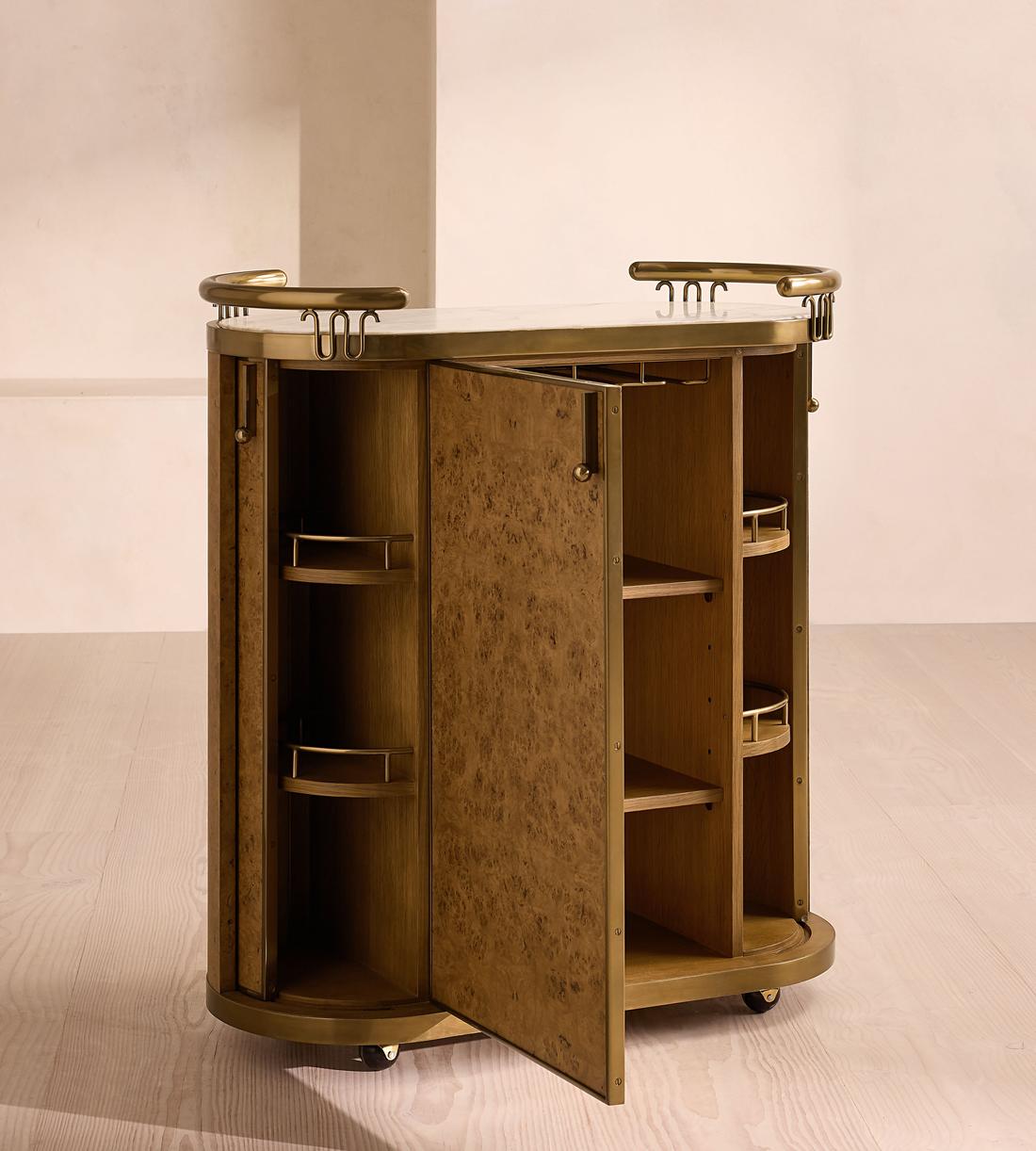 Athos Bar Cart - Calcutta Aura Marble - Images - Image 7