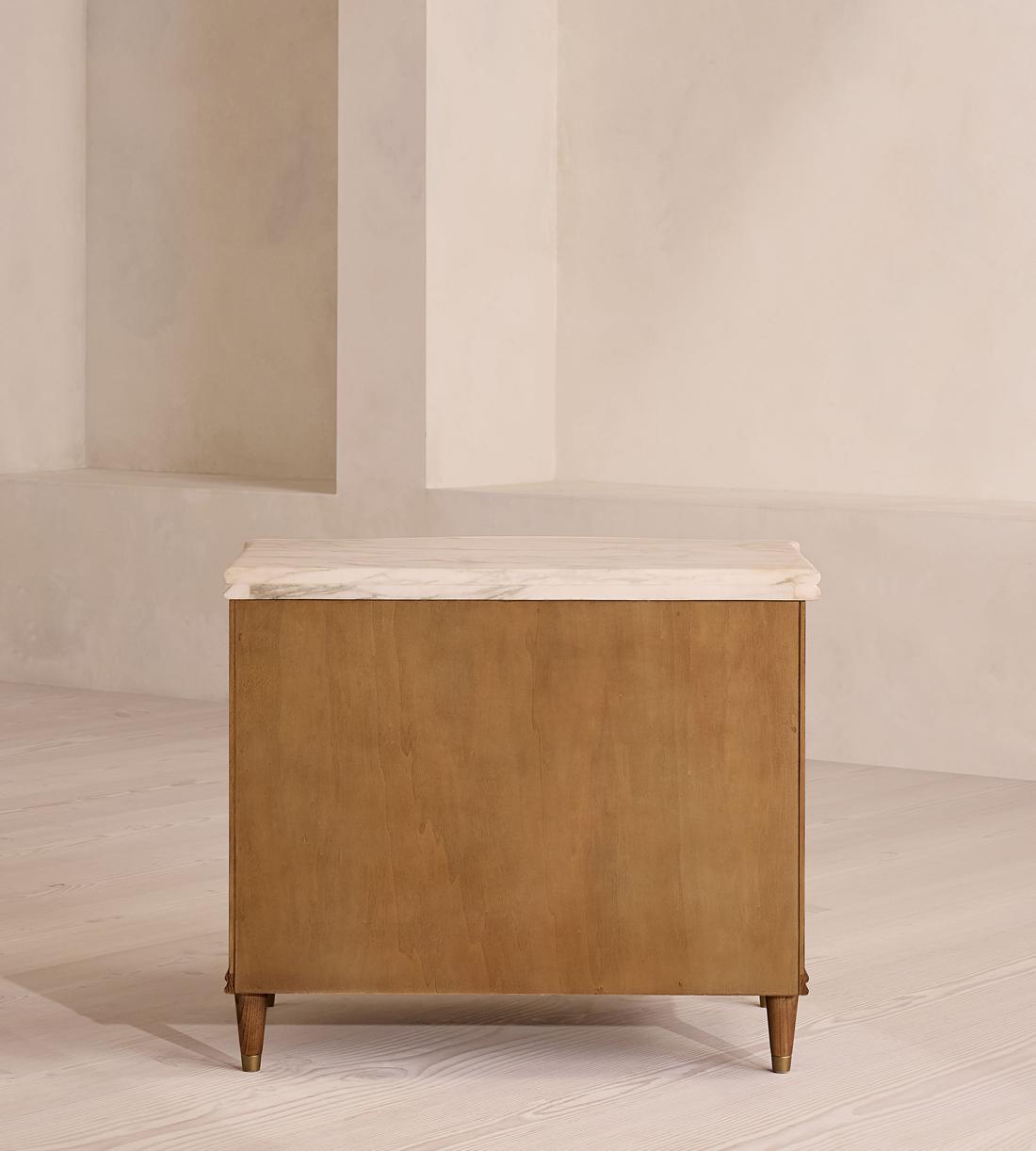 Valerie Bedside Table - Arabescato Corchia Marble - Large - Images - Image 6