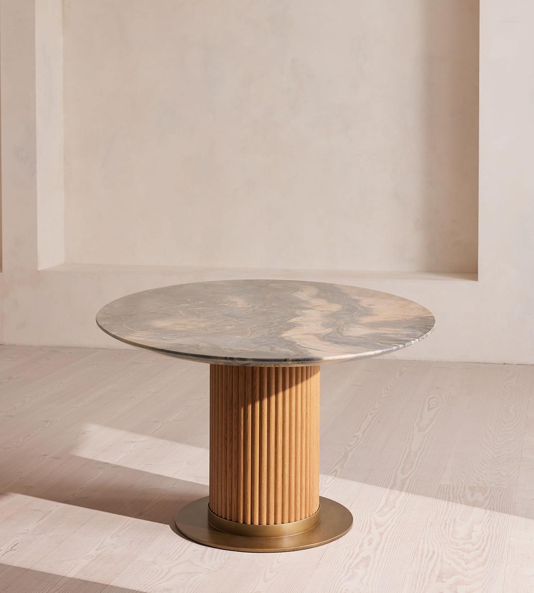 Murcell Oval Dining Table - Blue Quartzite - Images - Image 6
