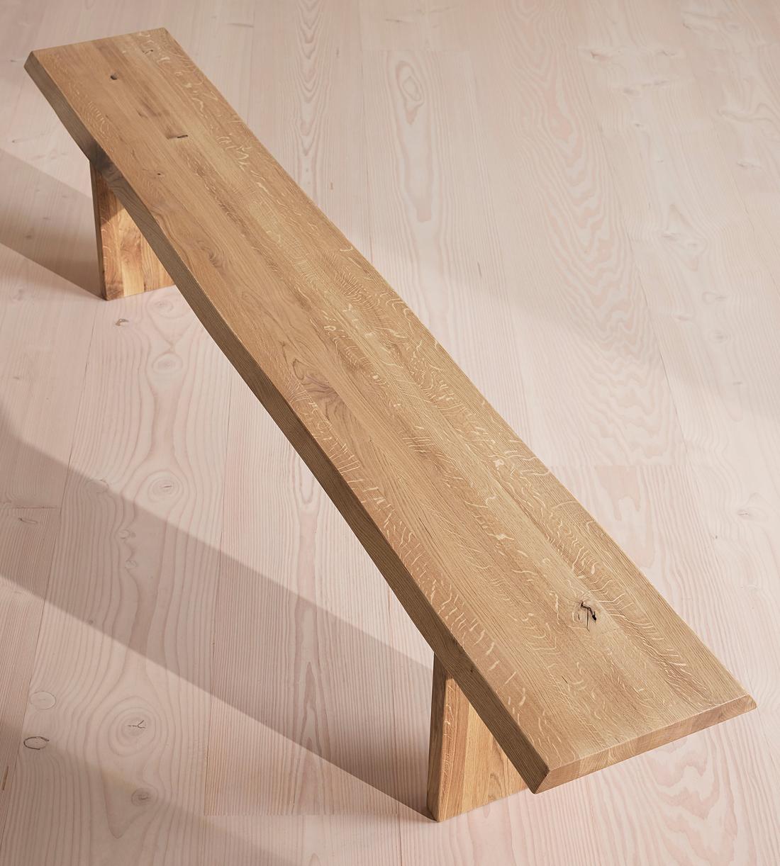Matis Bench - Grey Oak - 280cm - EU - Images - Image 5