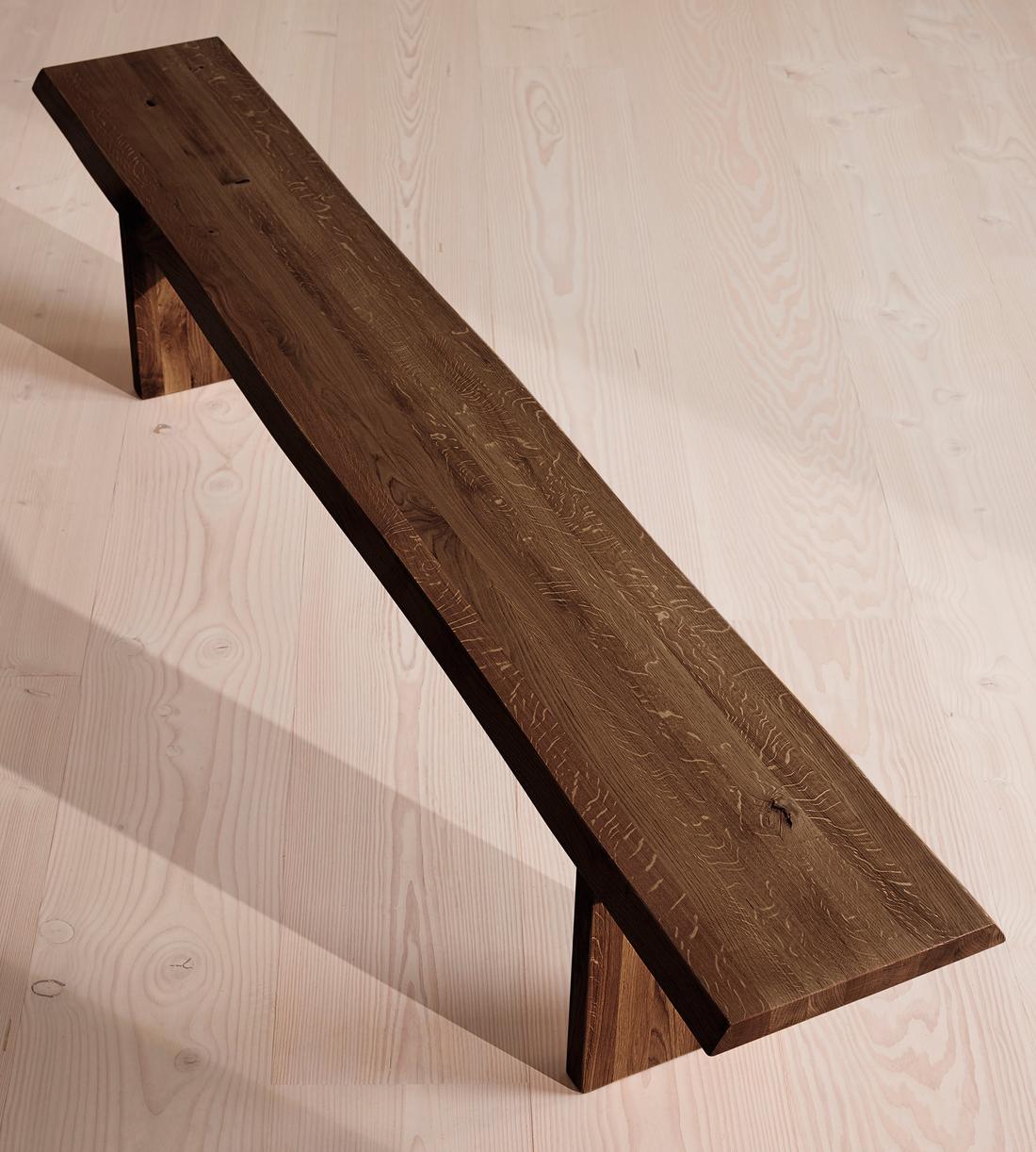 Matis Bench - Blackened Oak - 280cm - EU - Images - Image 5