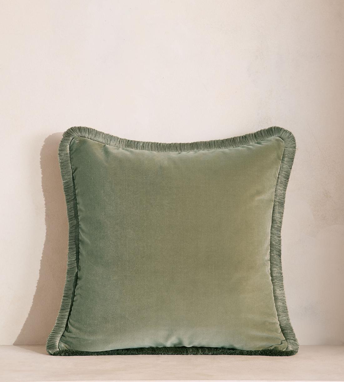 Margeaux Square Cushion - Sea Foam - Listing - Image 1