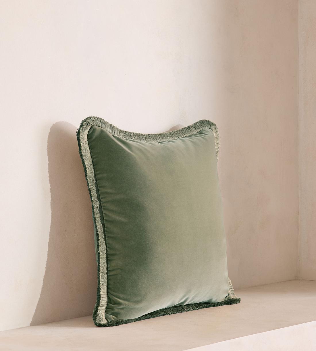 Margeaux Square Cushion - Sea Foam - Listing - Image 2