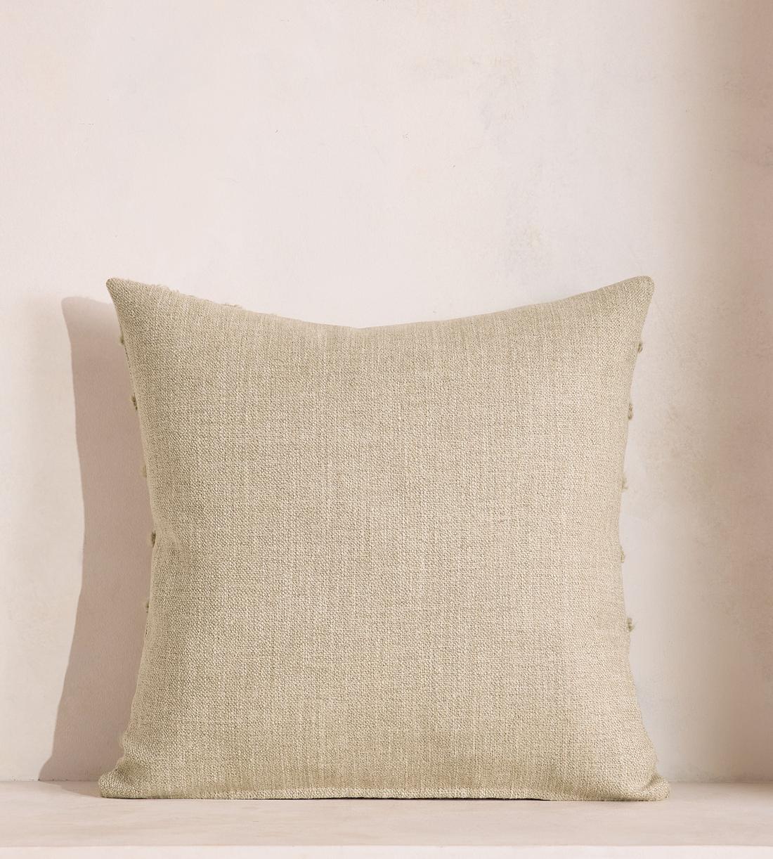 Victor Square Cushion - Natural Stripe - Listing - Image 2