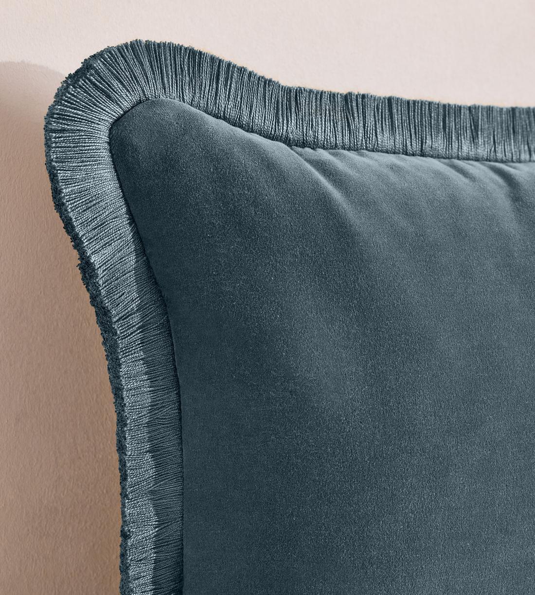 Margeaux Bolster Cushion - Grey Blue - Images - Image 3