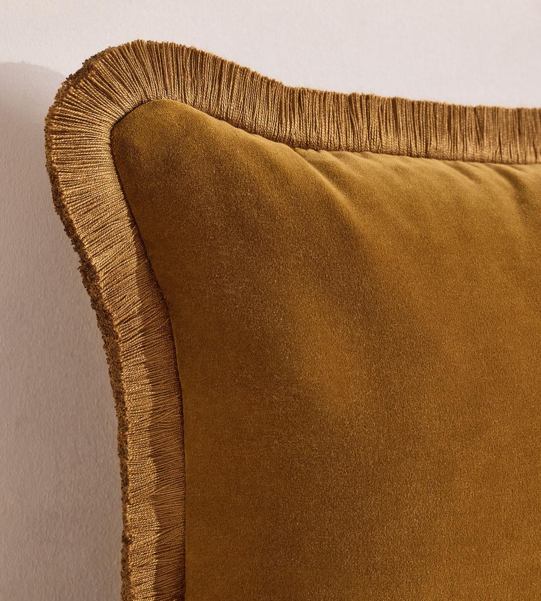 Margeaux Bolster Cushion - Mustard - Images - Image 3