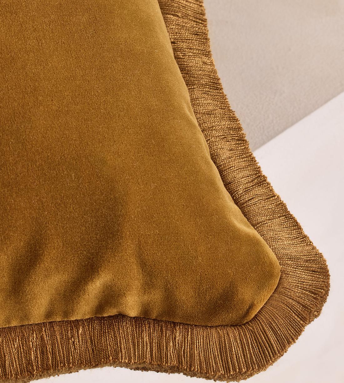 Margeaux Bolster Cushion - Mustard - Images - Image 4