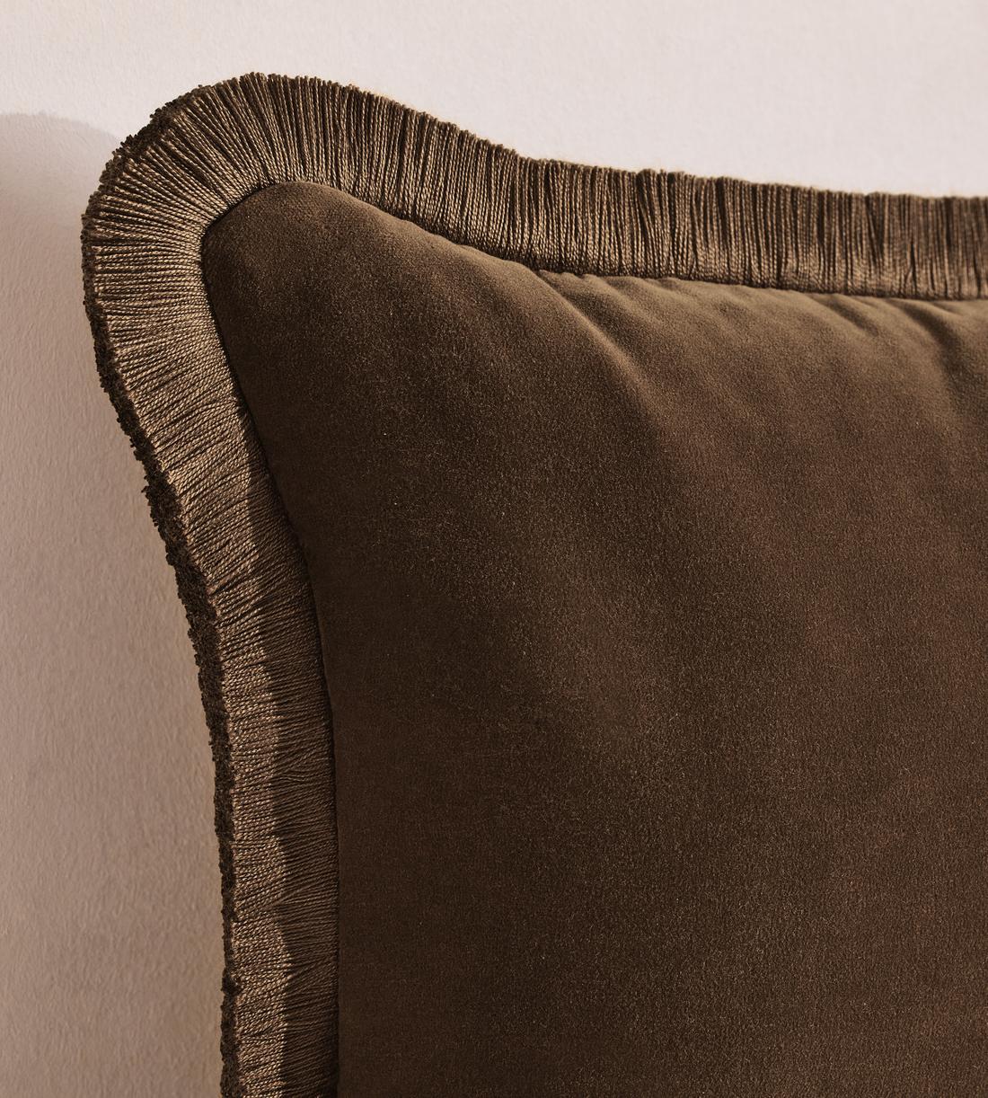 Margeaux Bolster Cushion - Chocolate - Images - Image 3