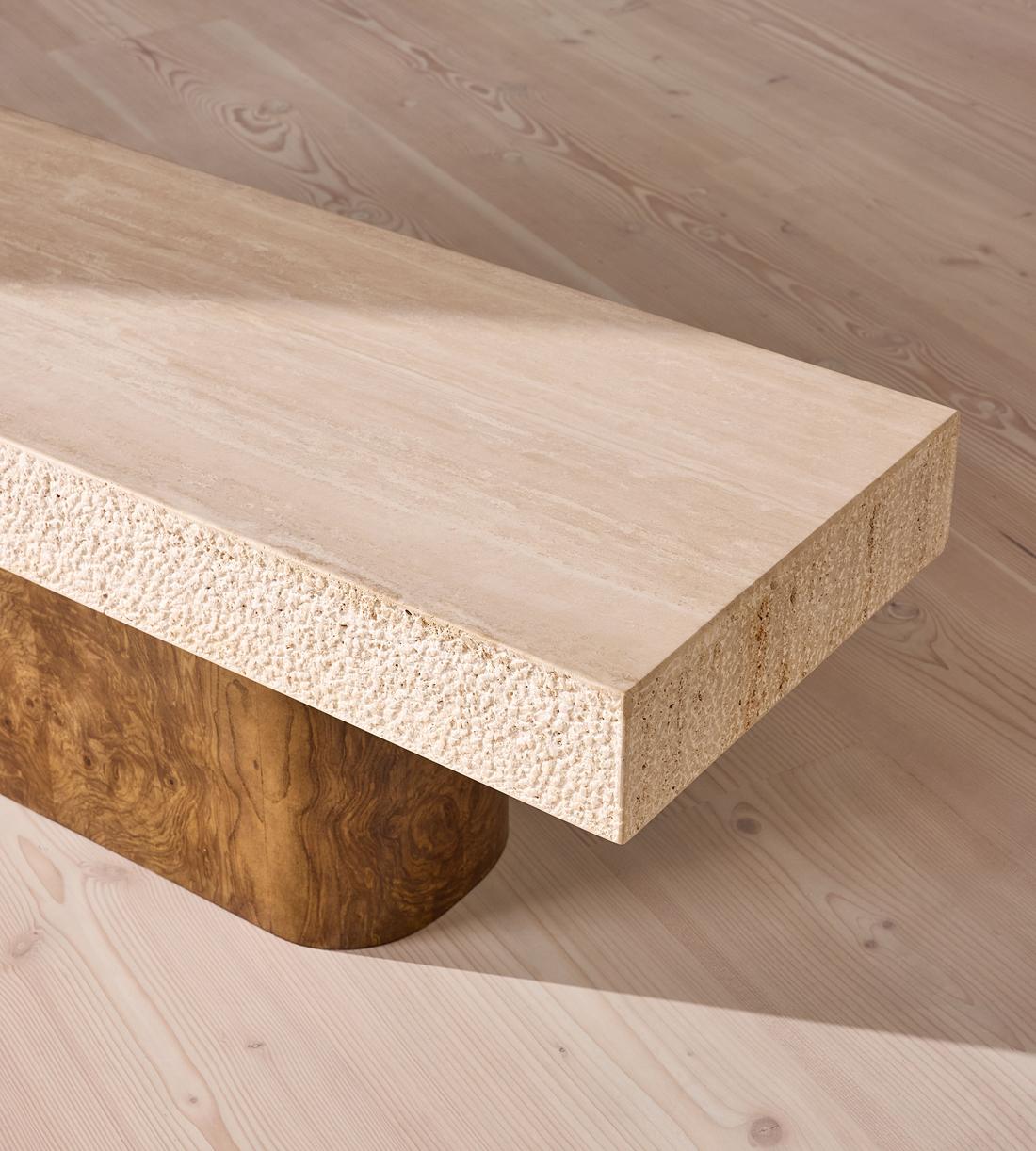 Ramsey Bench - Travertine - Images - Image 4