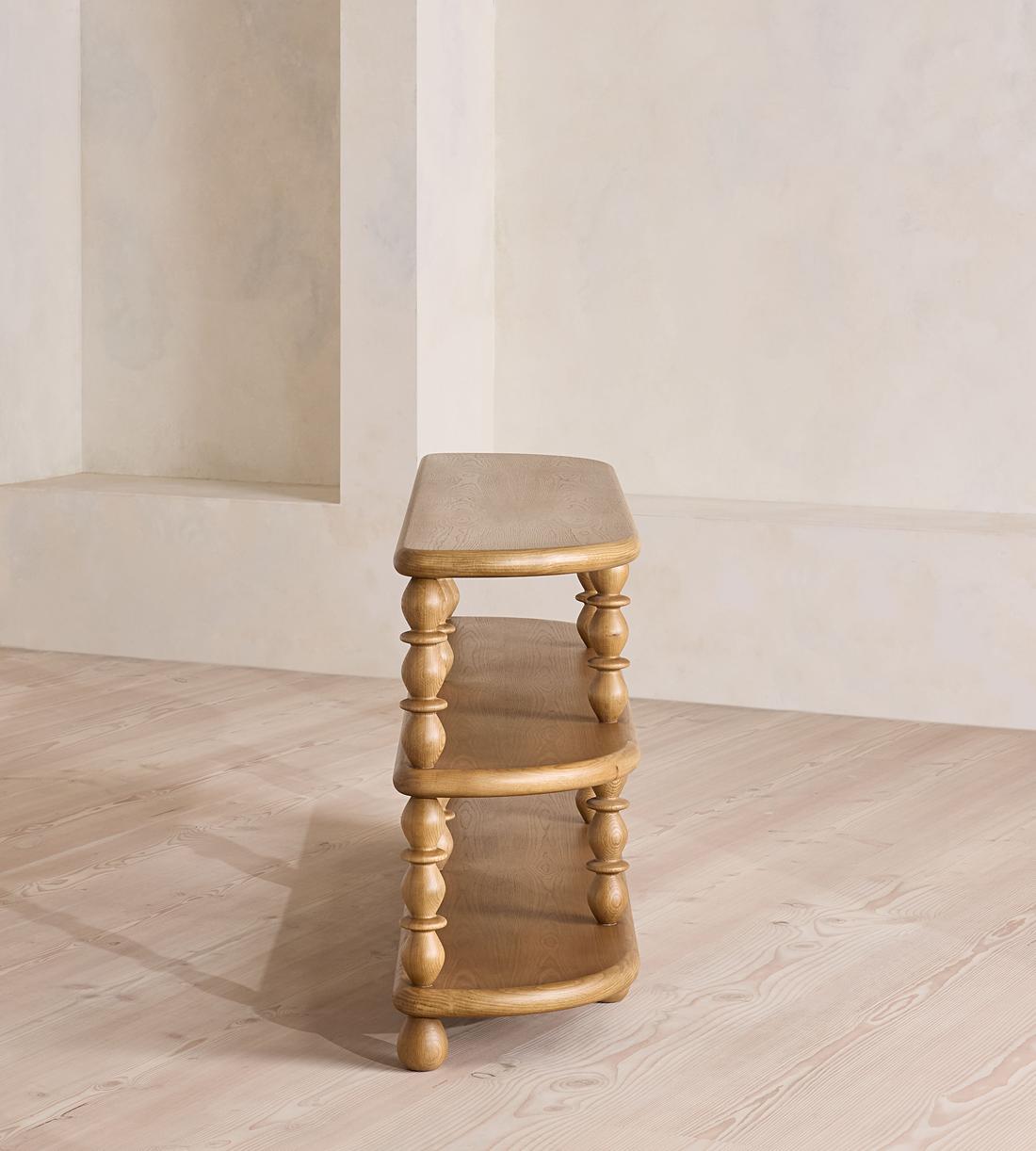 Willow Shelving Unit - Low - Oak - Images - Image 3
