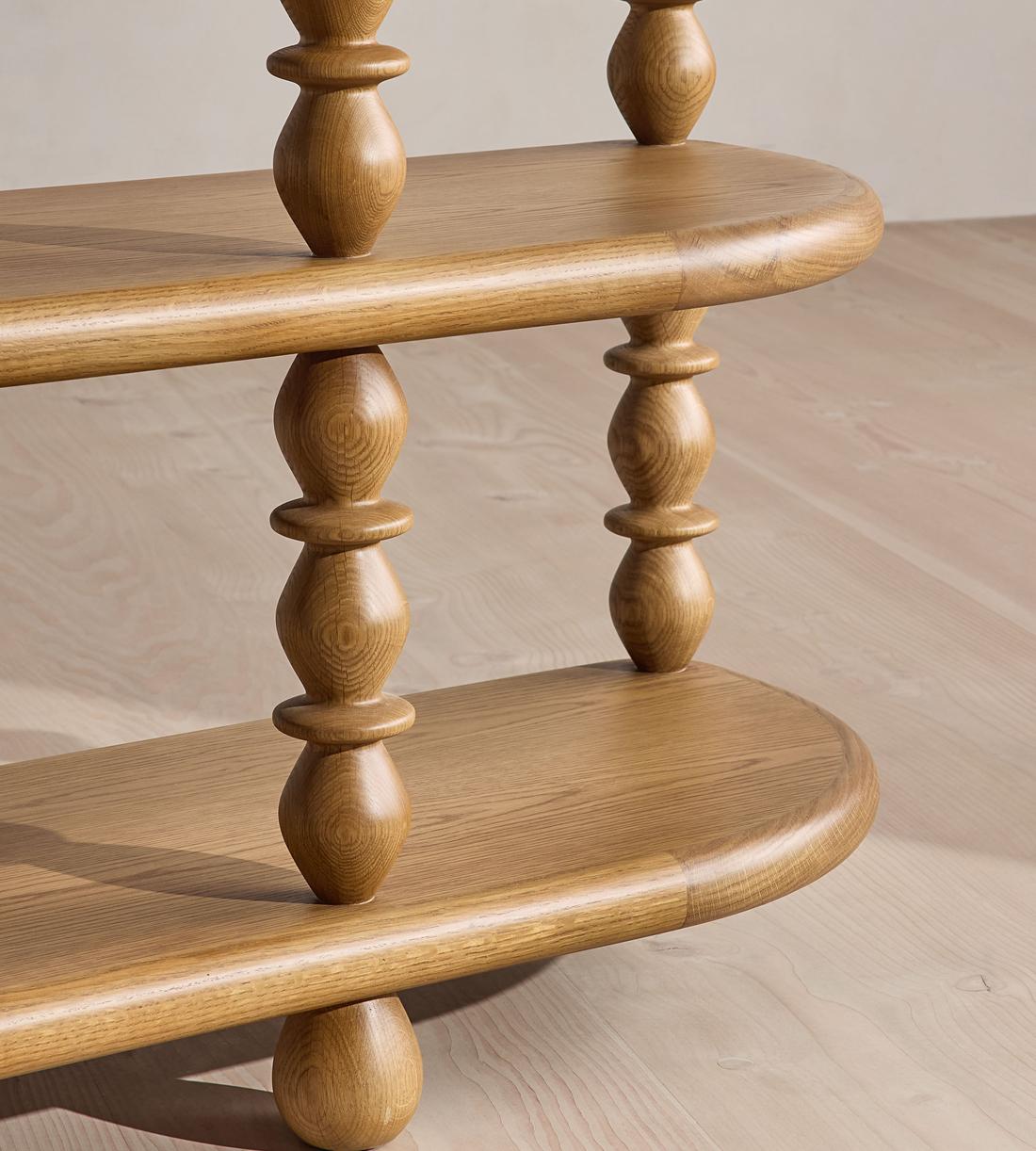 Willow Shelving Unit - Low - Oak - Images - Image 6