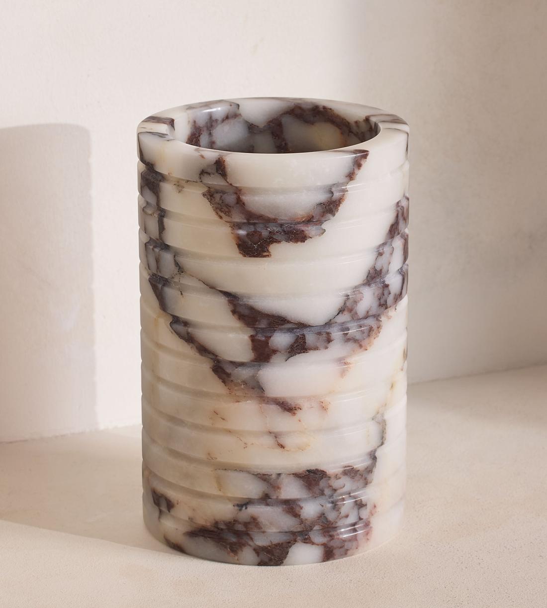 Pavel Marble Wine Cooler - Calacutta Viola Marble - Listing - Image 1