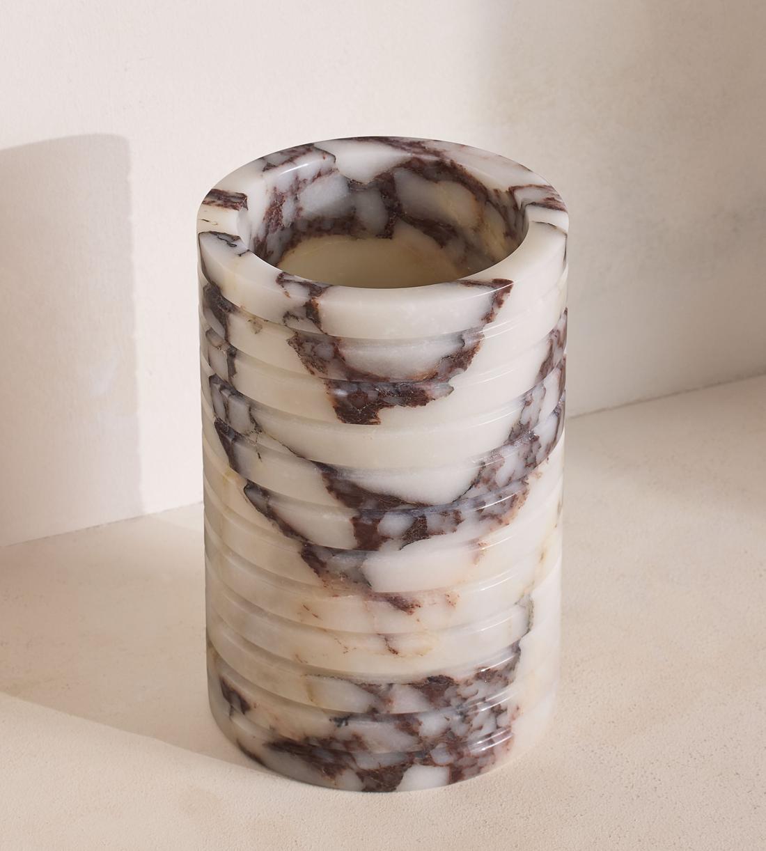 Pavel Marble Wine Cooler - Calacutta Viola Marble - Listing - Image 2