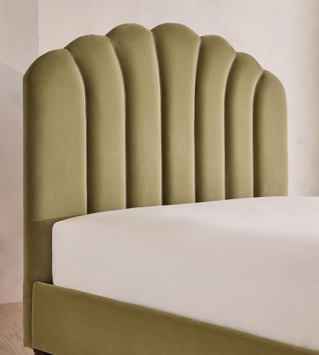 Manette Bed - with Twisted Cord - Double - Velvet Lichen - Images - Image 3