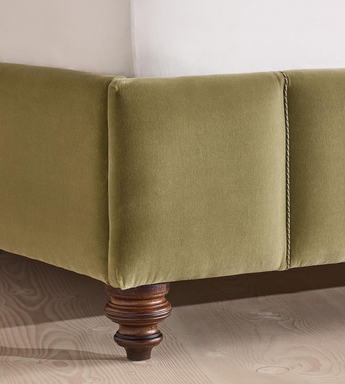 Manette Bed - with Twisted Cord - Double - Velvet Lichen - Images - Image 5