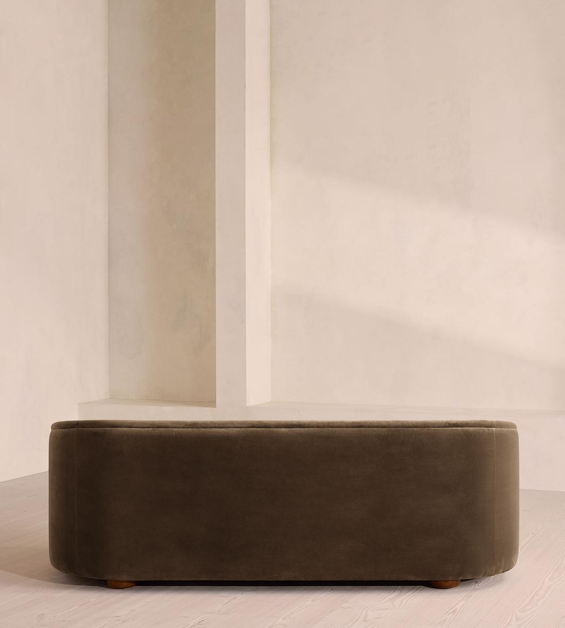 Conall Three Seater Sofa - Velvet - Chocolate - US - Images - Image 6