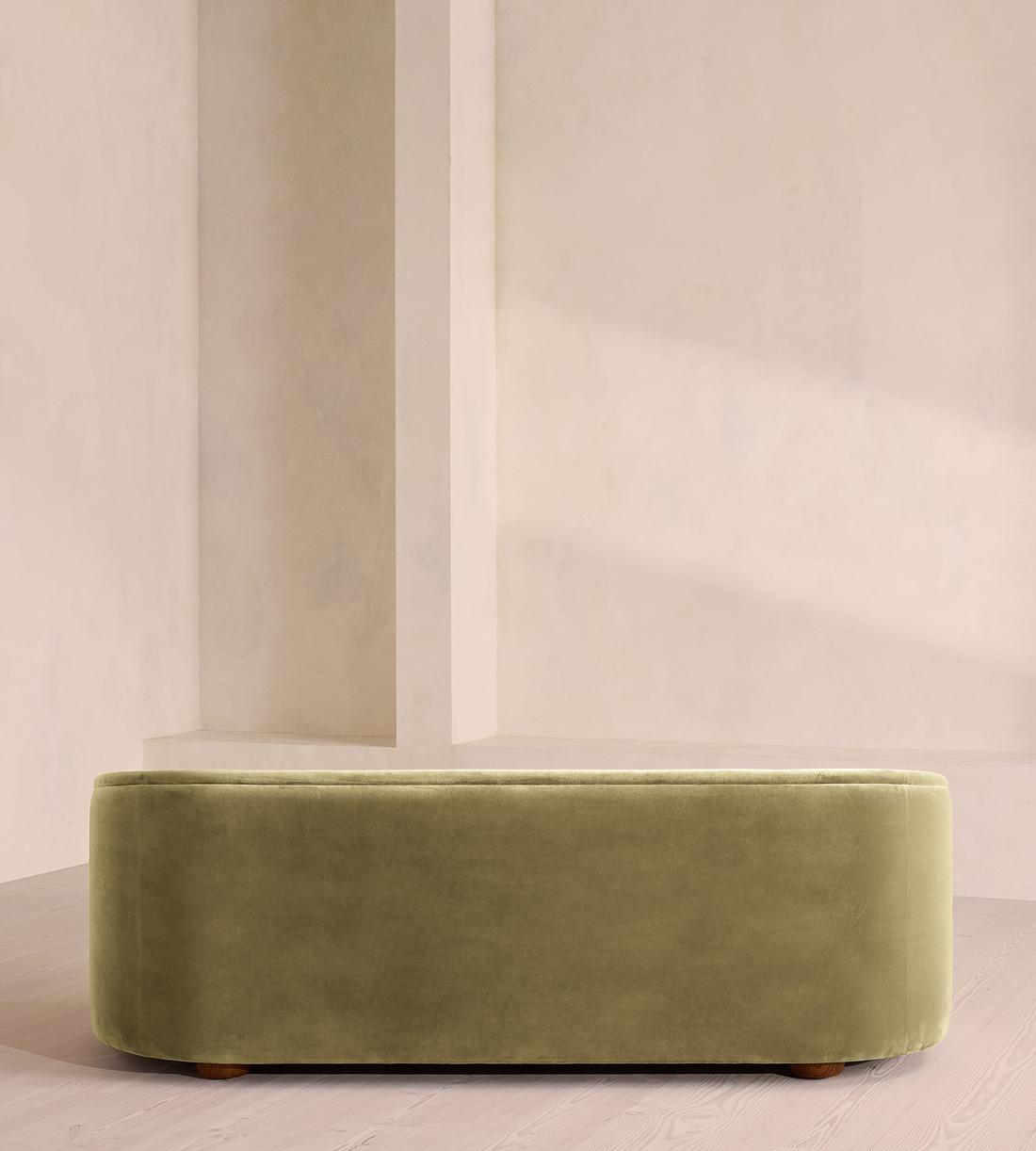 Conall Three Seater Sofa - Velvet - Lichen - US - Images - Image 4