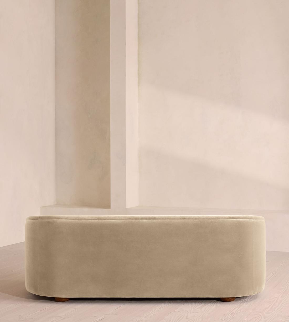 Conall Three Seater Sofa - Velvet - Oyster - UK - Images - Image 4