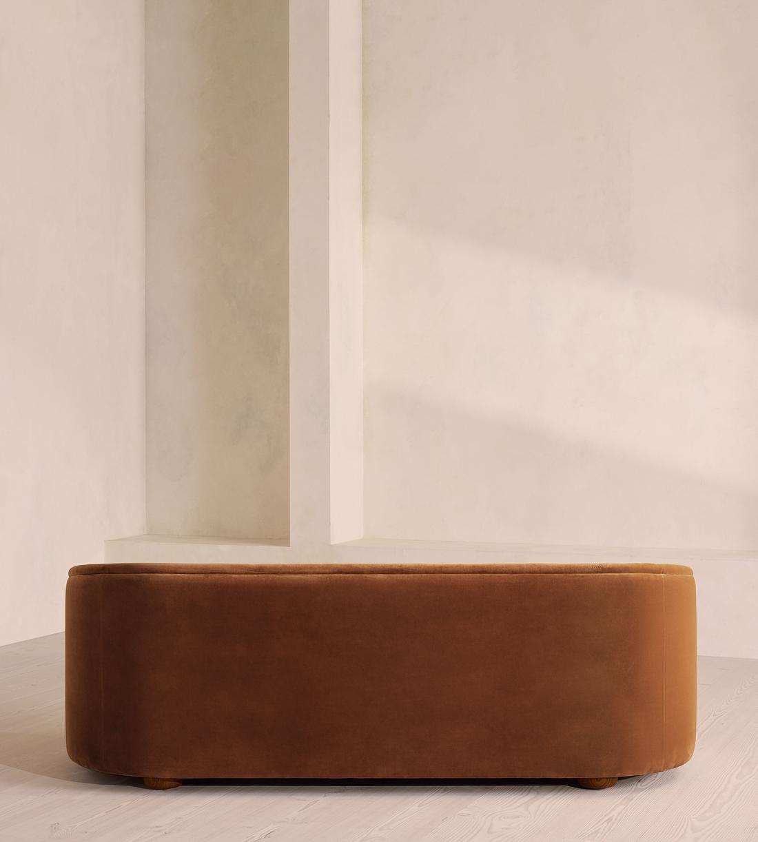 Conall Three Seater Sofa - Velvet - Cinnamon - UK - Images - Image 4