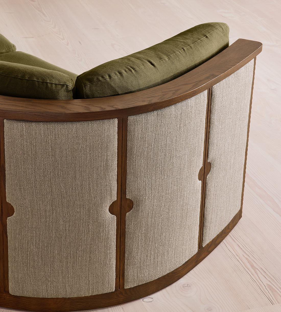 Belmont Sofa - Three Seater - Linen - Olive - US - Images - Image 5