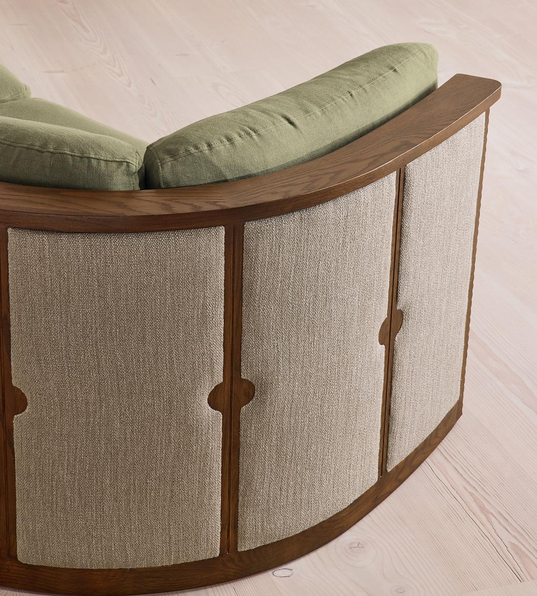 Belmont Sofa - Three Seater - Linen - Sage - UK - Images - Image 5