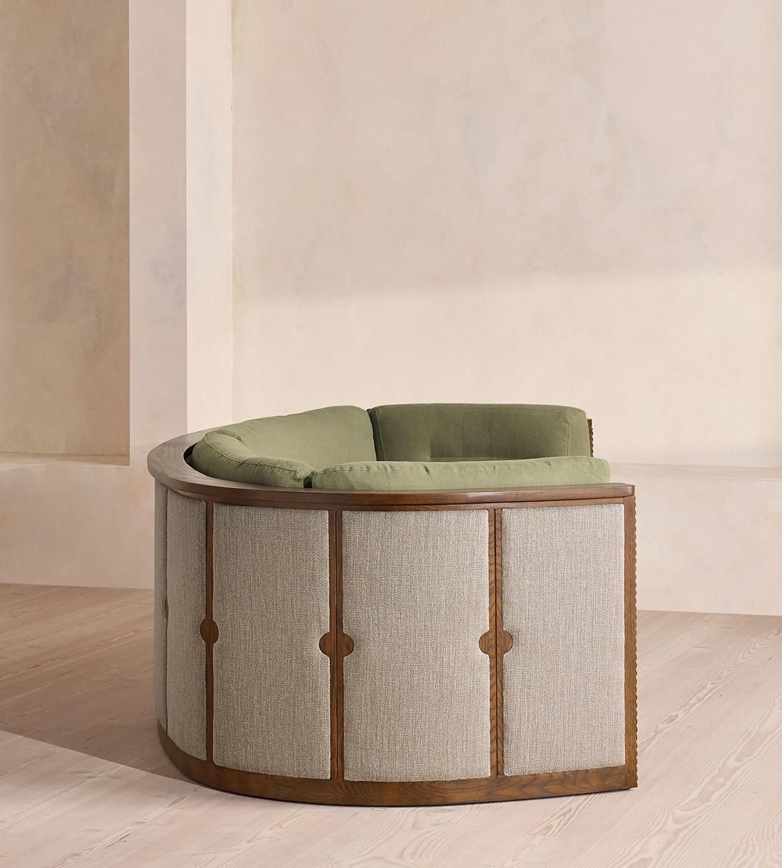 Belmont Sofa - Three Seater - Linen - Sage - US - Images - Image 3