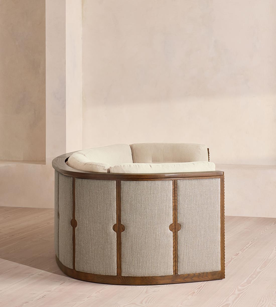 Belmont Sofa - Three Seater - Linen - Bisque - US - Images - Image 3