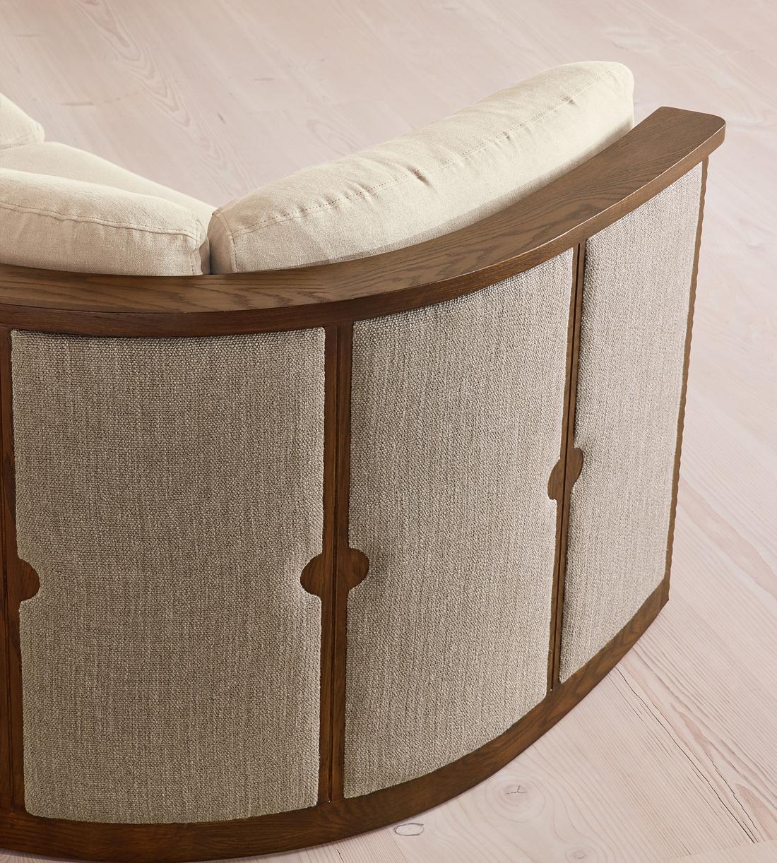 Belmont Sofa - Three Seater - Linen - Bisque - US - Images - Image 5