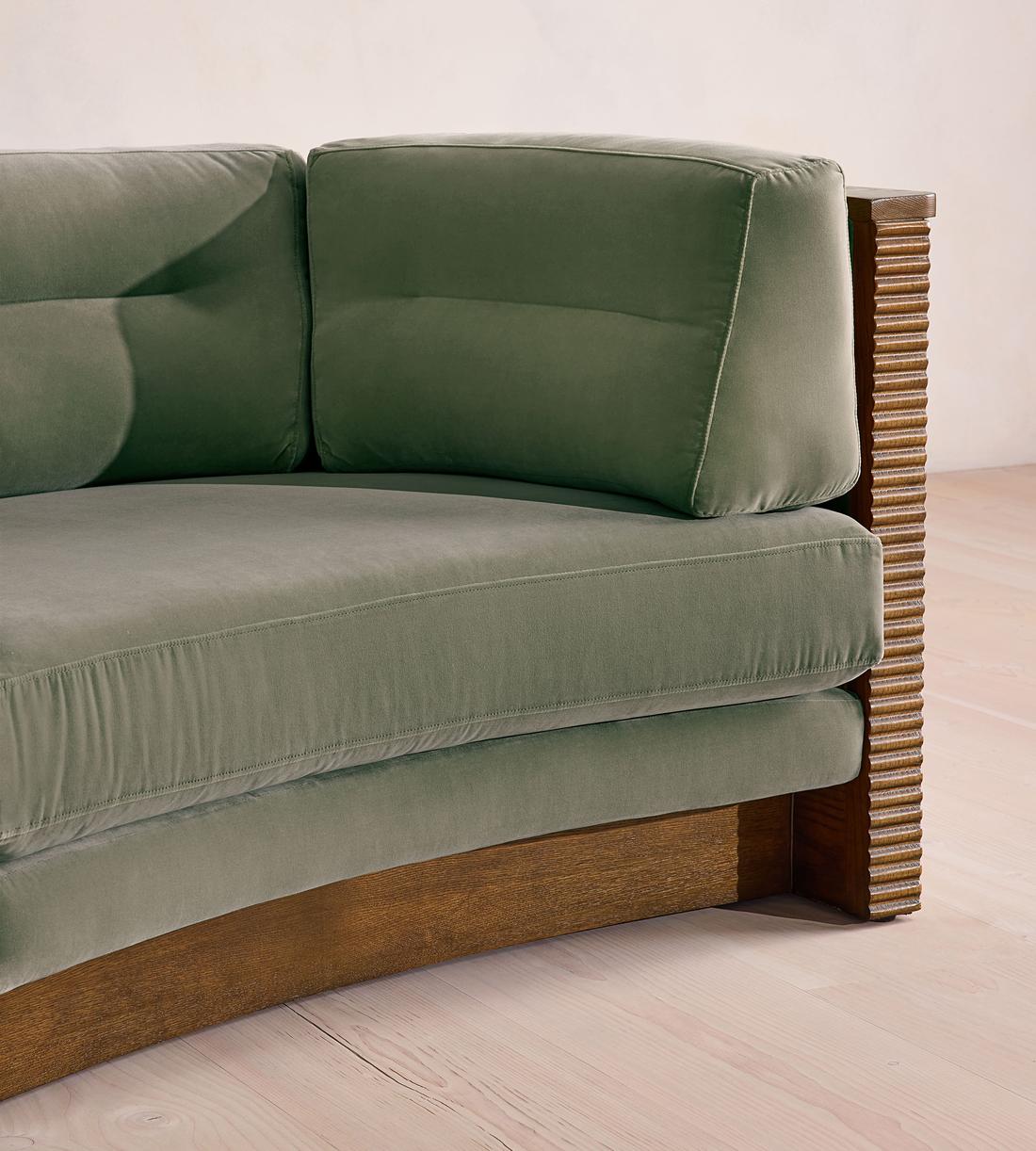Belmont Sofa - Three Seater - Velvet - Seafoam - US - Images - Image 5