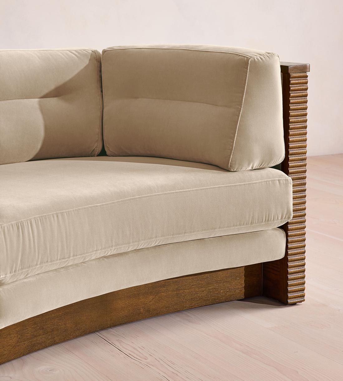 Belmont Sofa - Three Seater - Velvet - Oyster - UK - Images - Image 5