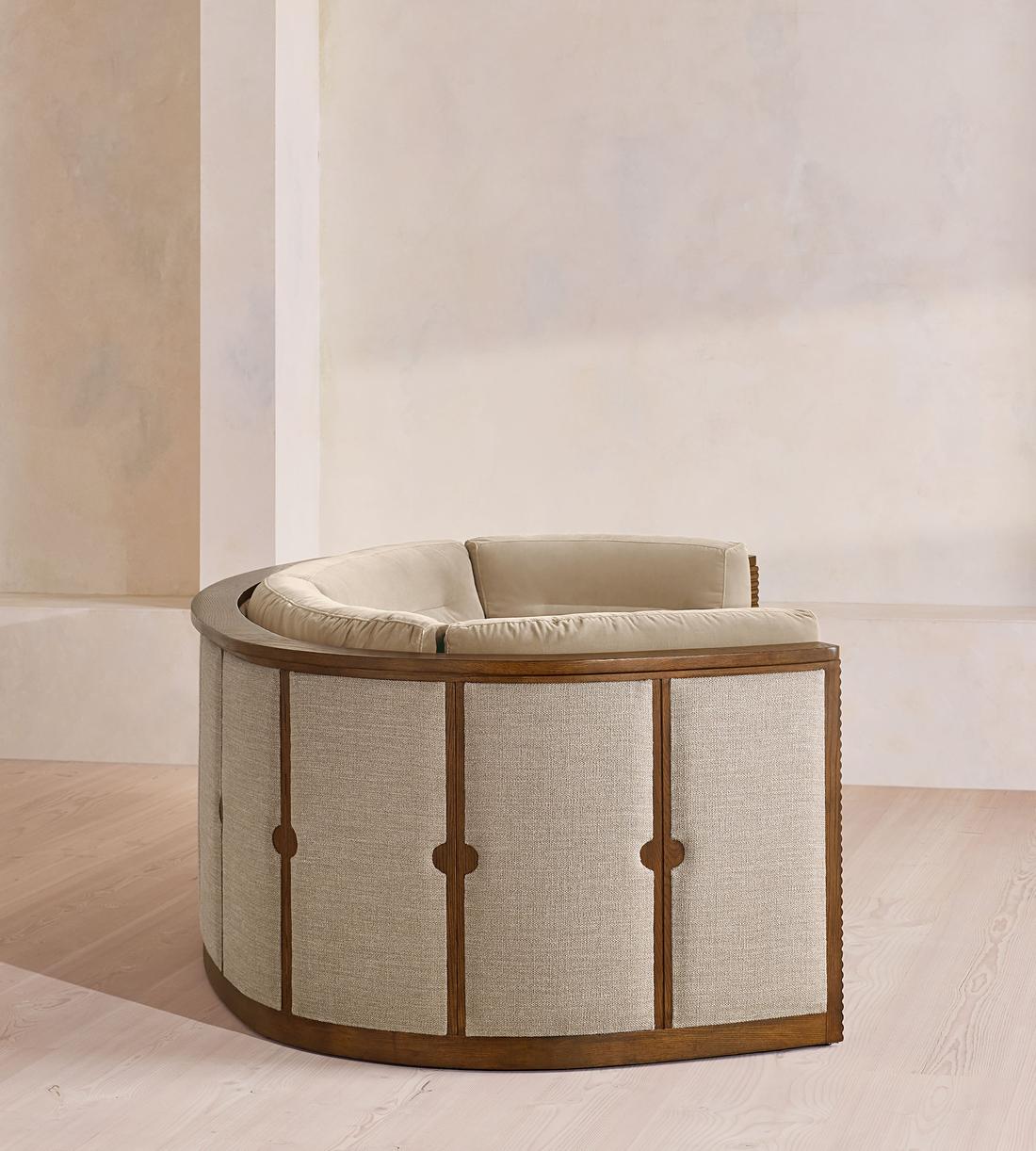 Belmont Sofa - Three Seater - Velvet - Oyster - US - Images - Image 3