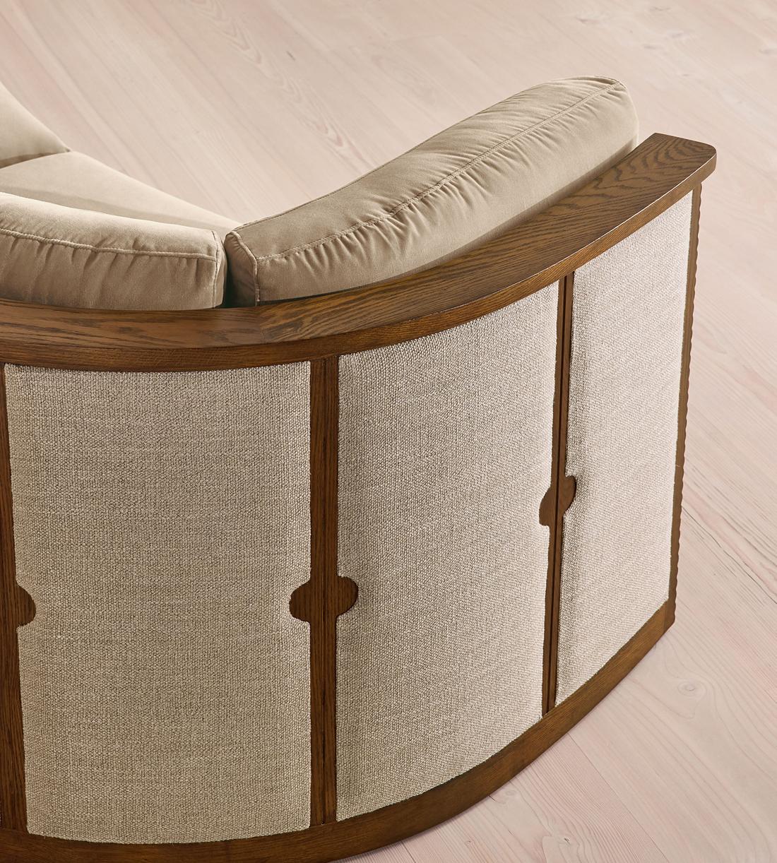 Belmont Sofa - Three Seater - Velvet - Oyster - US - Images - Image 5