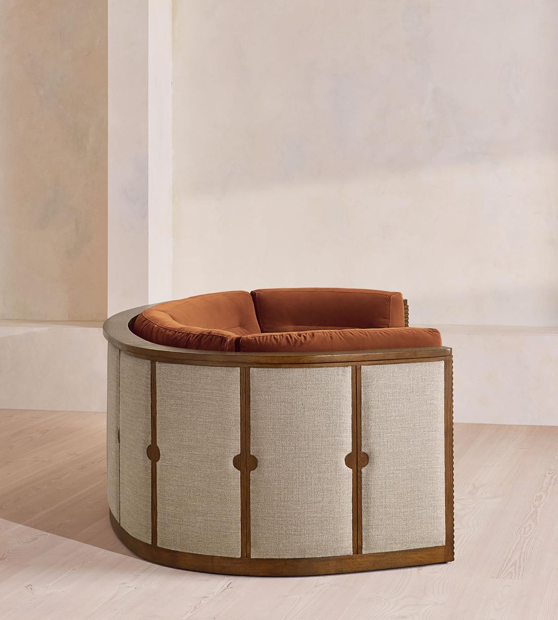 Belmont Sofa - Three Seater - Velvet - Cinnamon - US - Images - Image 3