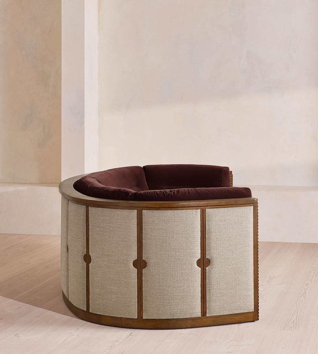 Belmont Sofa - Three Seater - Velvet - Aubergine - UK - Images - Image 3