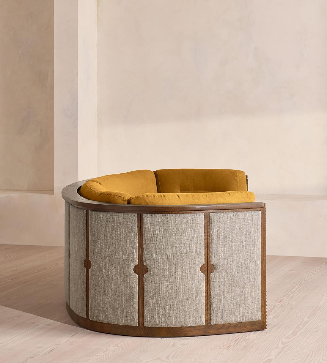 Belmont Sofa - Three Seater - Linen - Turmeric - US - Images - Image 3