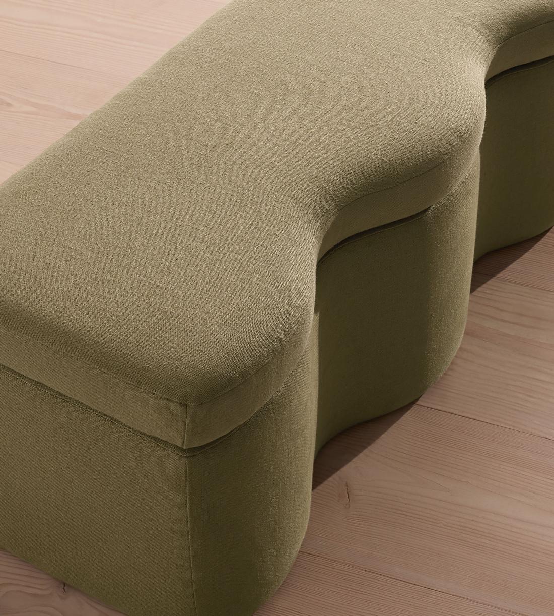 Eli Storage Bench - Linen - Sage - Images - Image 7