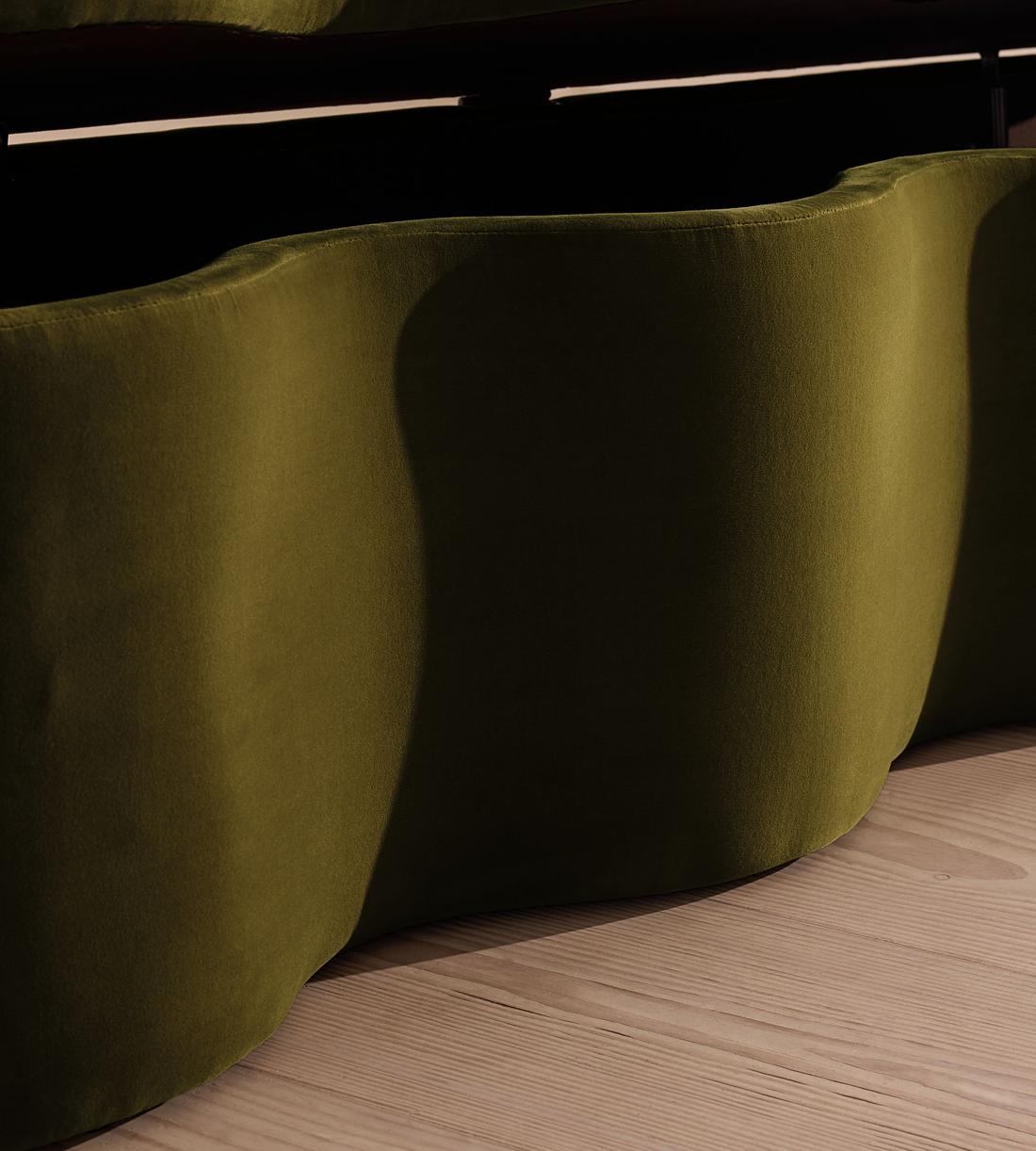 Eli Storage Bench - Olive Velvet - Images - Image 6