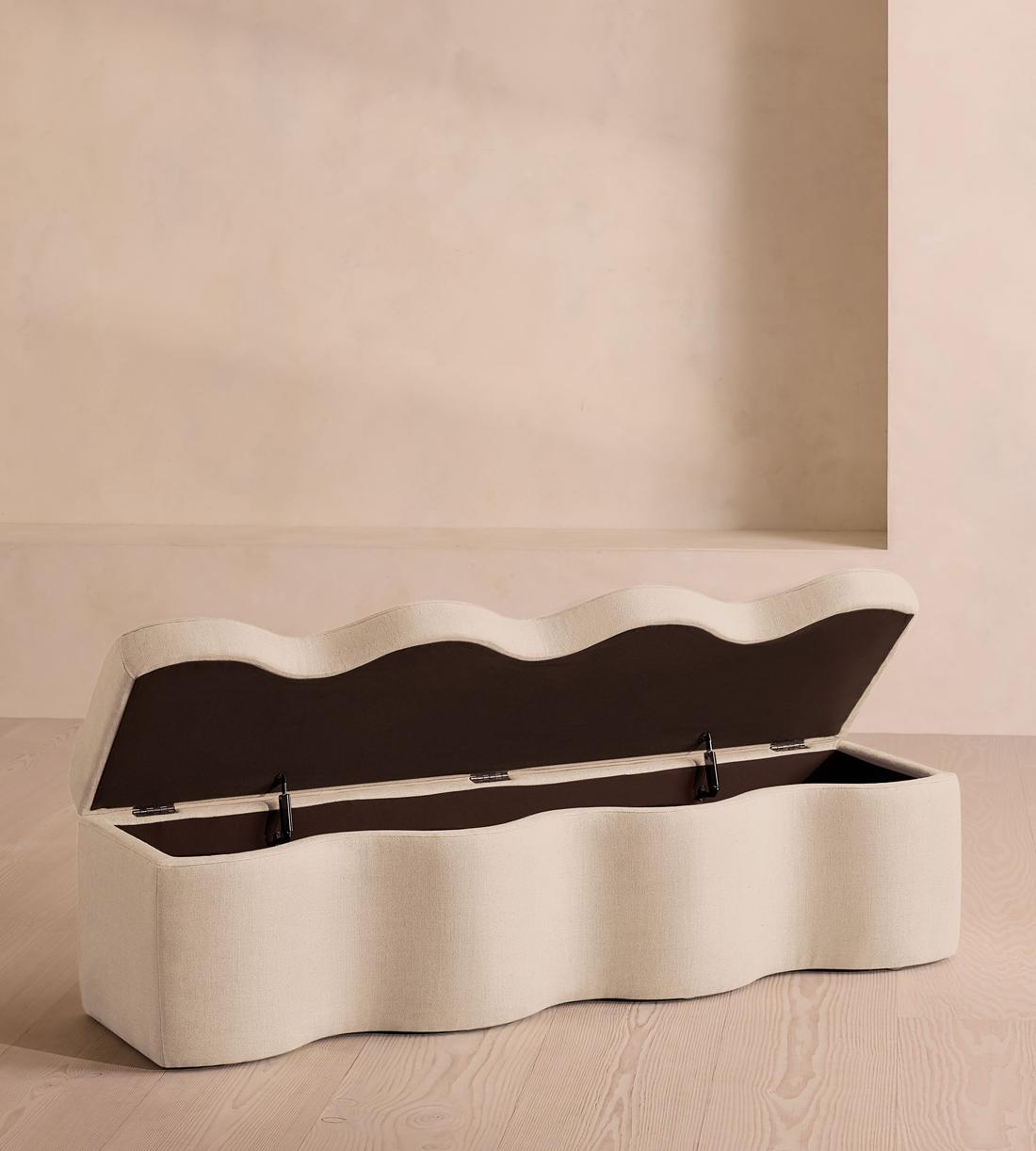 Eli Storage Bench - Linen - Bisque - Images - Image 3