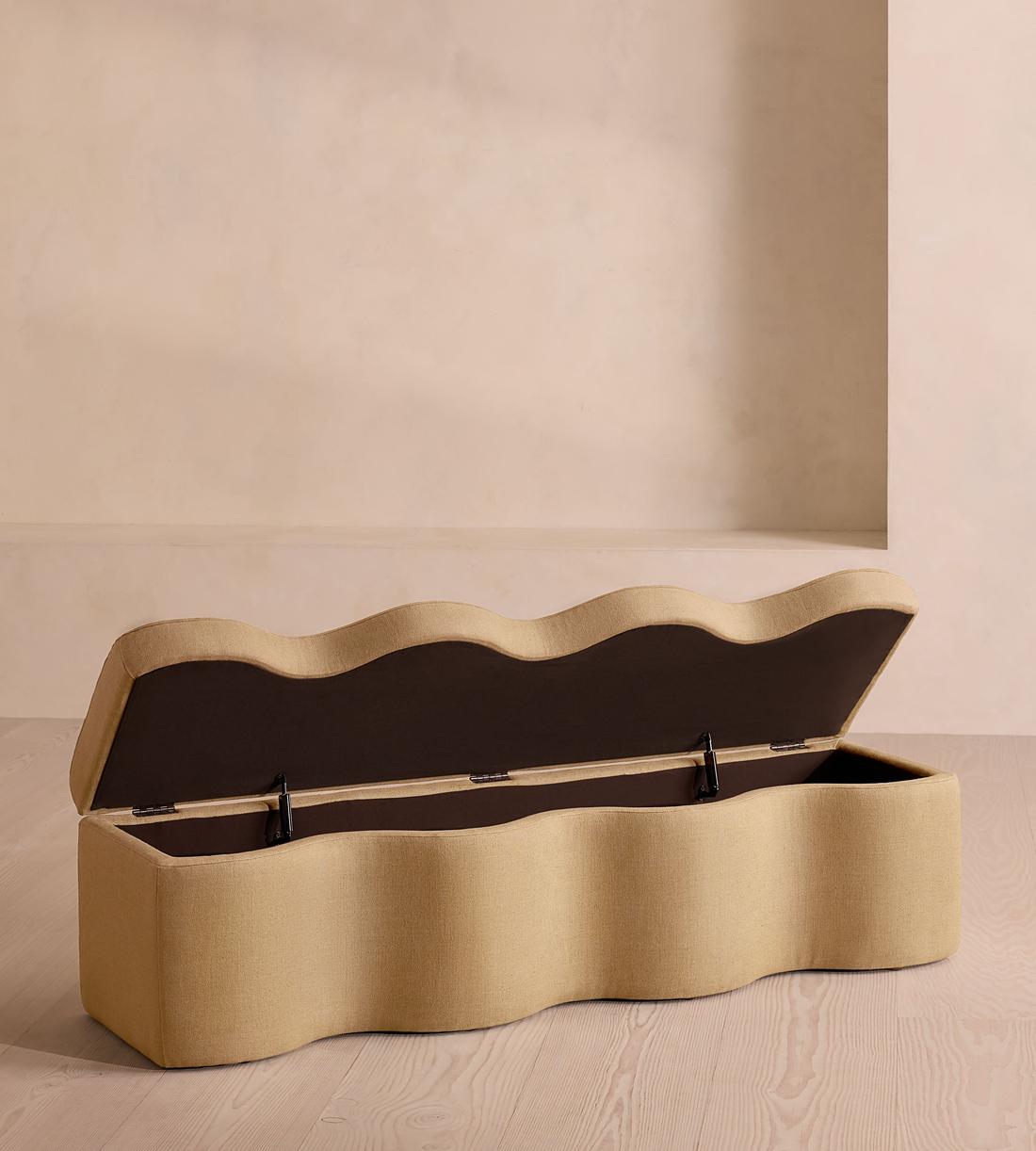 Eli Storage Bench - Linen - Wheat - Images - Image 3