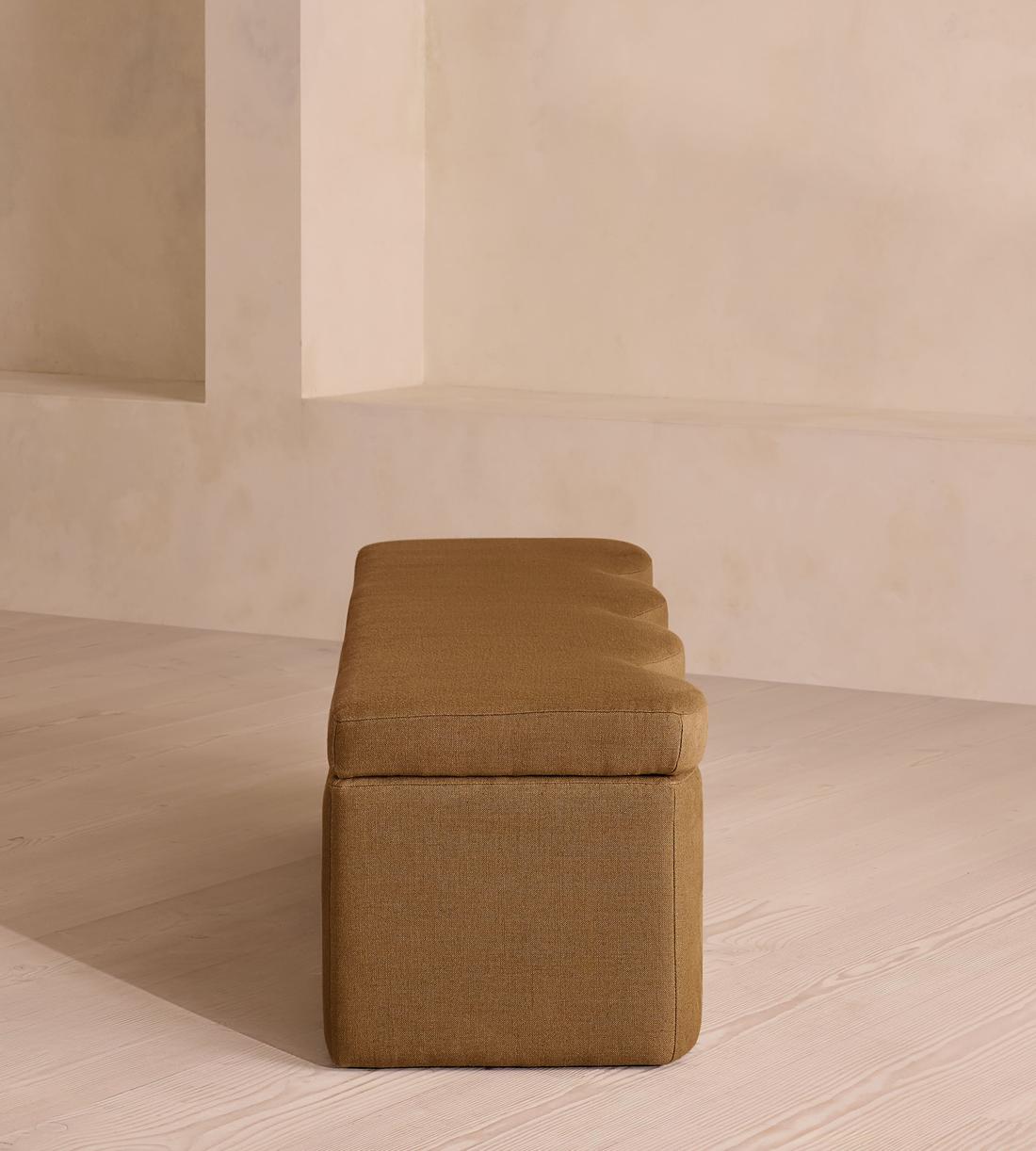 Eli Storage Bench - Linen - Ochre - Images - Image 4