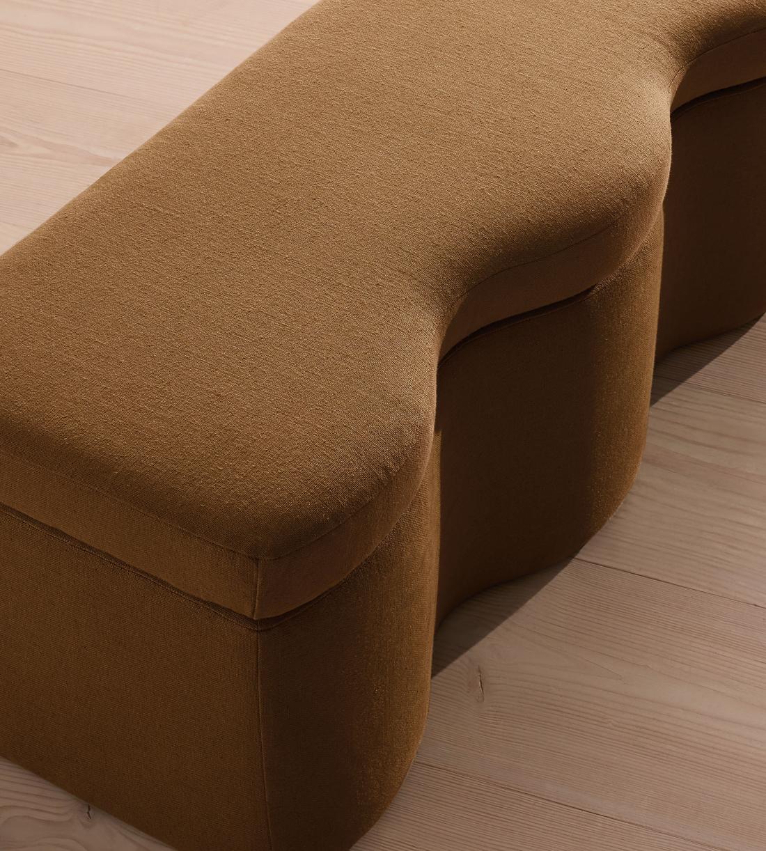 Eli Storage Bench - Linen - Ochre - Images - Image 7