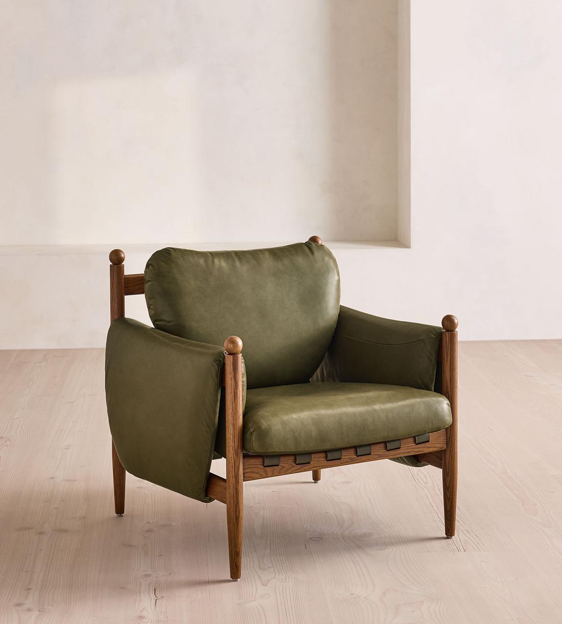 Casper Armchair - Leather - Moss UK - Listing - Image 2