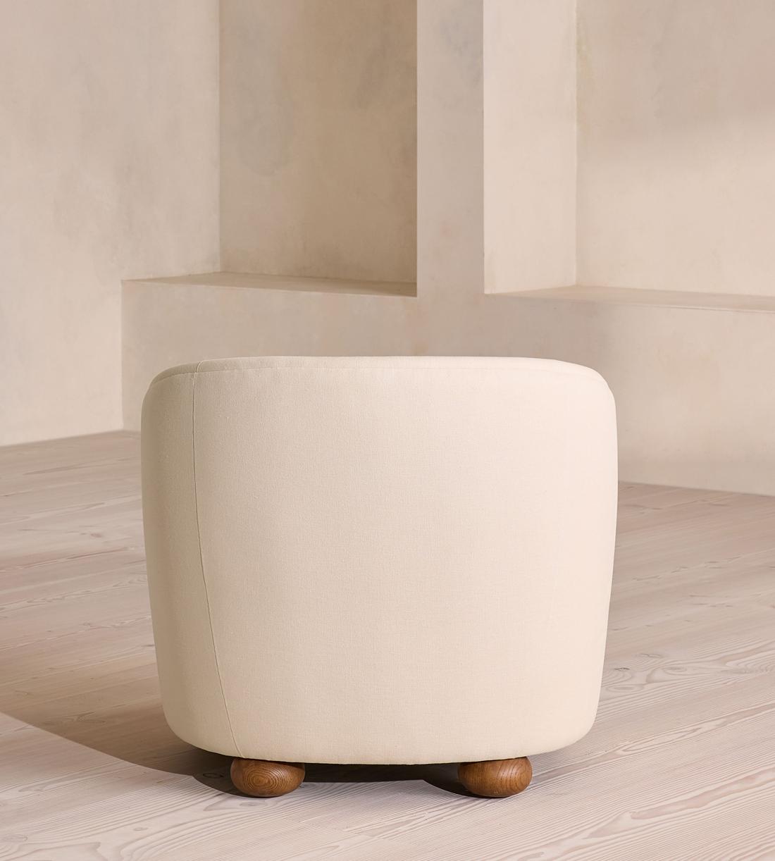 Blair Tub Armchair - Natural Linen - UK - Images - Image 5