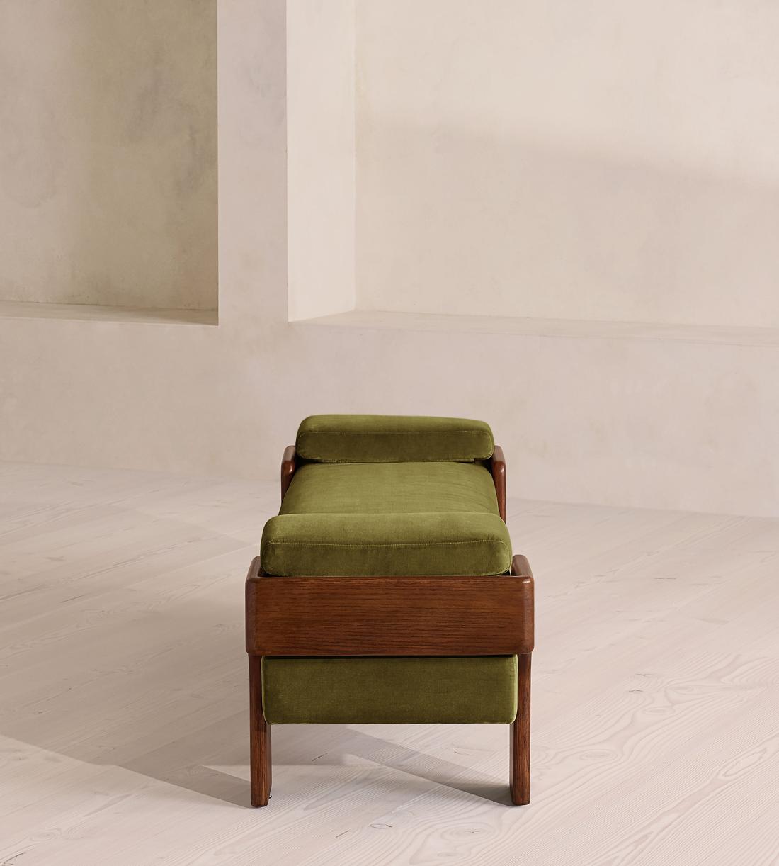 Marcia Bench - Velvet - Olive - US - Images - Image 3