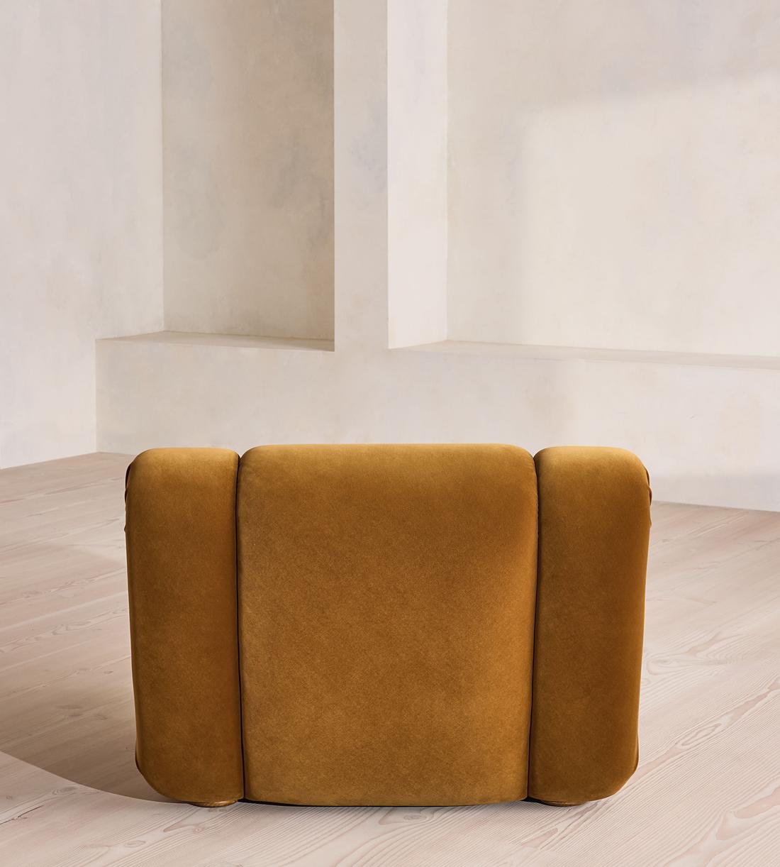 Umbria Armchair - Velvet - Mustard - UK - Images - Image 7