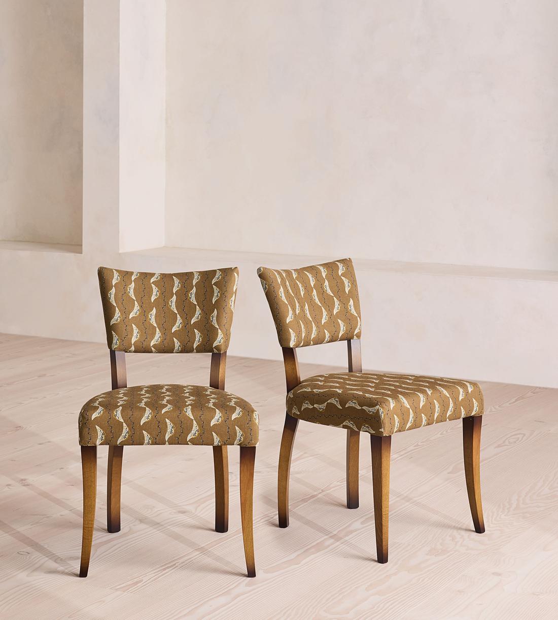 Pair of Molina Armless Dining Chairs - Deklan Linen - US - Listing - Image 3