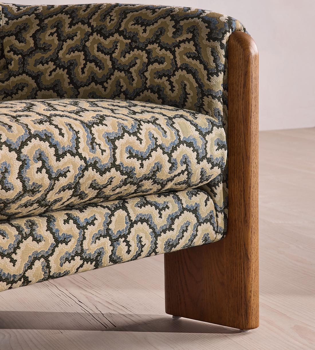 Winnie Armchair - Lophelia Jacquard - Brown  - UK - Images - Image 8