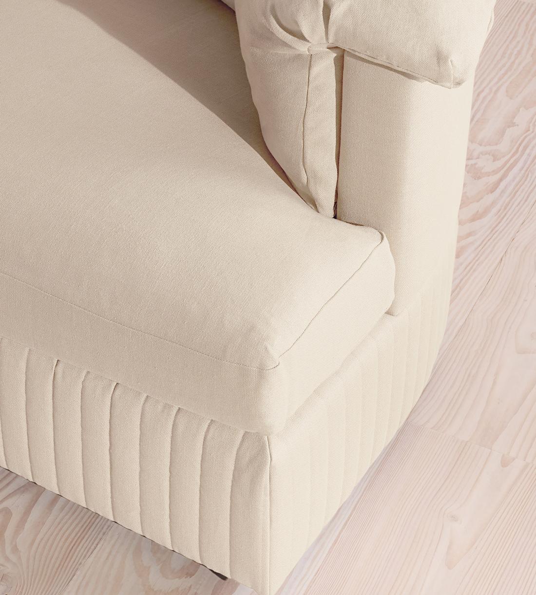 Oona Sectional Sofa - Four Seater - Linen - Bisque - US - Images - Image 7